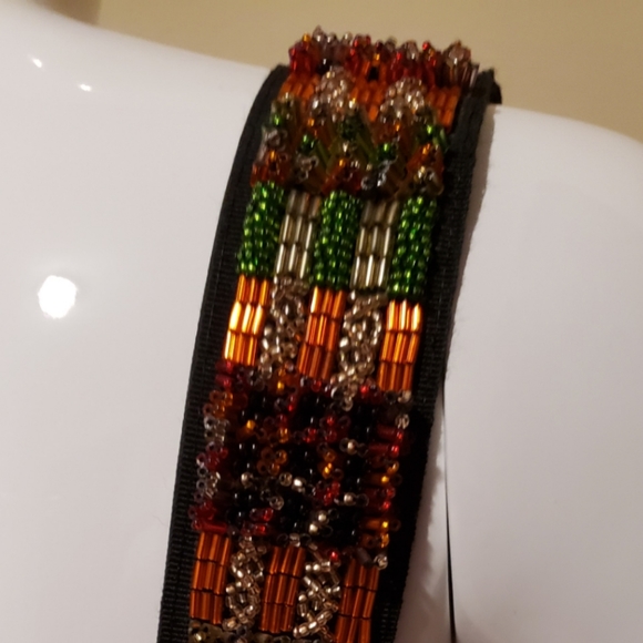 MISSONI (Italy) Beaded Multi-Color Mini Dress - Picture 3 of 7